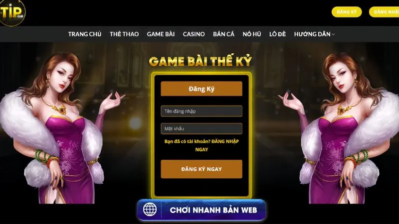 Hướng dẫn Đăng ký và Đăng nhập TipClub