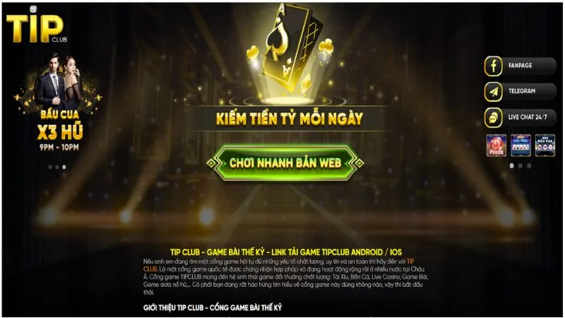 Nạp tiền rút tiền Tipclub là gì?